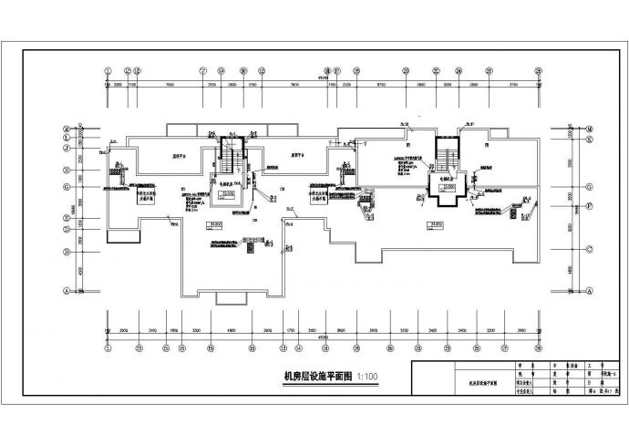 某地下1层地上11层住宅楼给排水设计cad全套施工图（含采暖设计）_图1