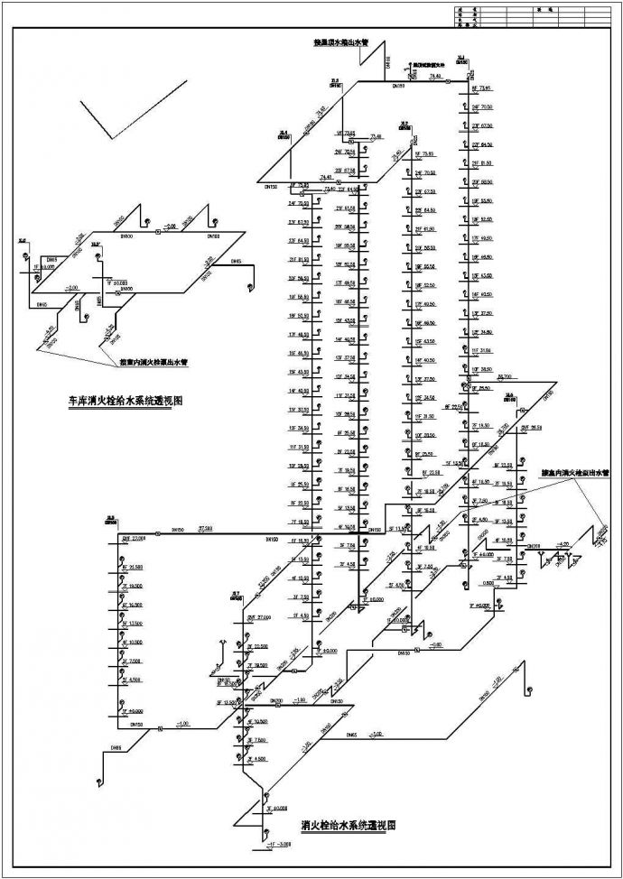 某地下1层地上24层电教馆给排水设计cad全套施工图_图1