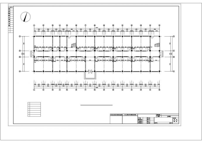 5185平米五层框架教学楼设计图_图1