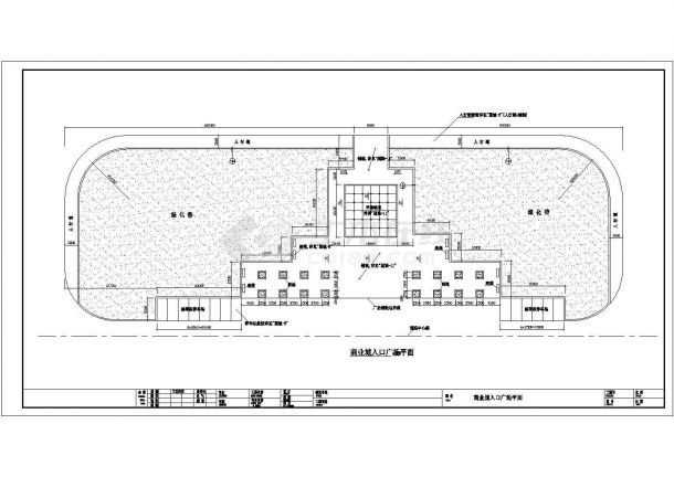 某著名亚洲广场CAD环境设计平面图纸-图一