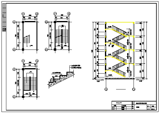 某四层医药公司综合办公楼建筑设计cad图(含计算书，毕业设计)_图1