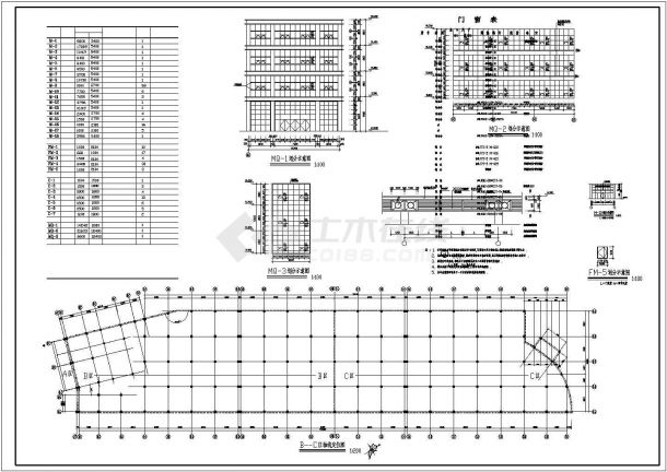 南京某大型商场建筑施工设计全套CAD图-图二