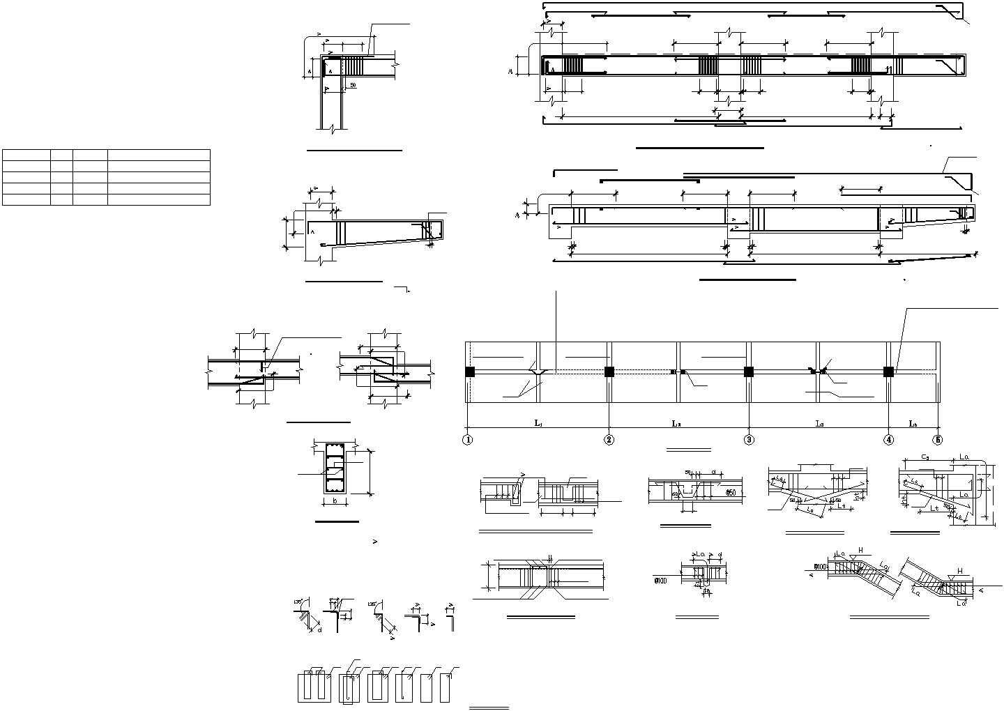 某厂房建筑结构施工CAD设计图