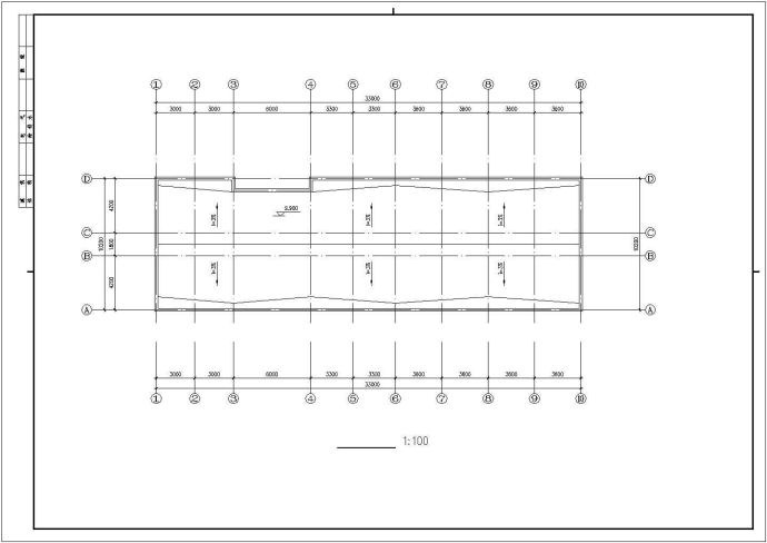 某地厂房建筑方案设计CAD图纸_图1
