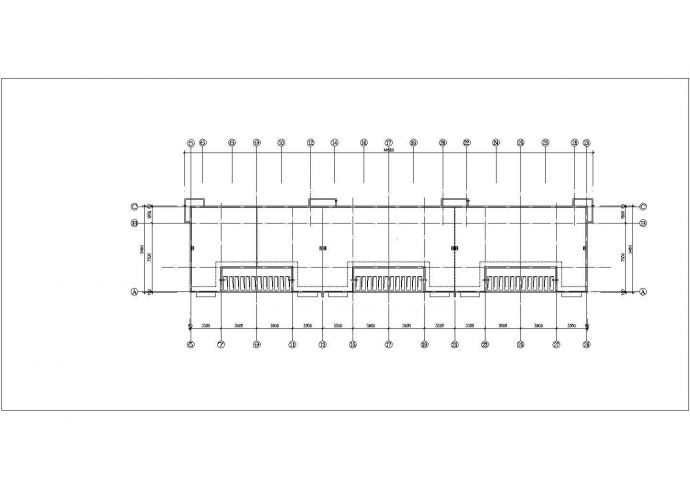湖州市xx小区4100平米7层砖混结构民居住宅楼平立剖面设计CAD图纸_图1