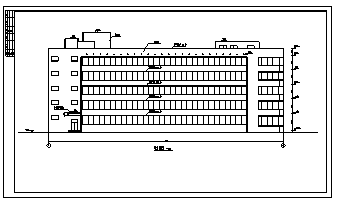 某市5层精神病疗养院建施cad图_疗养院施工_图1