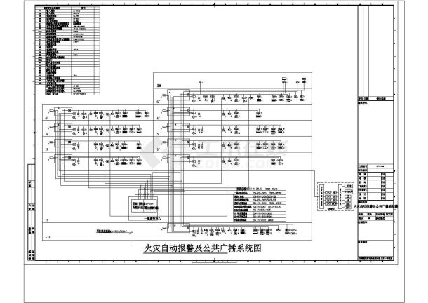 某多层教学楼全套电气设计CAD套图-图二