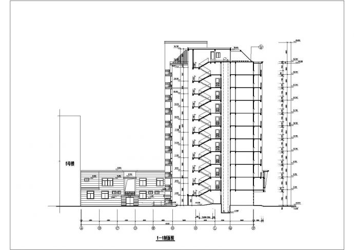 苏州xx小区临街11层框混结构商住楼建筑设计CAD图纸（1-2层商用）_图1