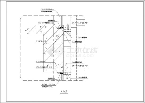 某观光电梯设计cad全套结构施工图（含设计说明，含装饰设计）-图一