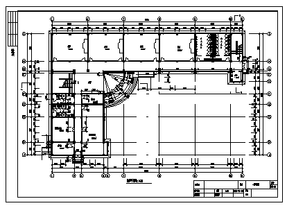 3000平米某四层艺术培训中心教学楼建筑施工cad图(含计算书，毕业设计)-图二