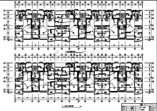 苏州某高层商住楼强弱电系统设计施工cad图纸-图二