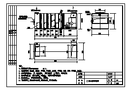 某组合式空调机组外形设计cad图_组合式空调机组外形施工-图一