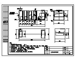 某组合式空调机组外形设计cad图_组合式空调机组外形施工-图二