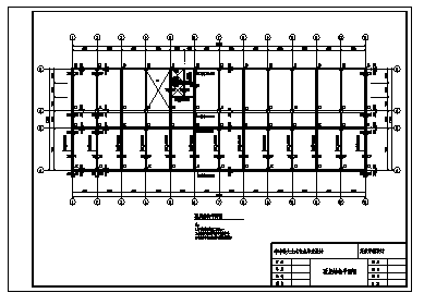 七层钢筋混凝土框架结构教学楼建筑设计cad图(含计算书，毕业设计)-图一