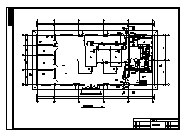 燃气锅炉房设计_某燃气锅炉房设计cad图纸_图1