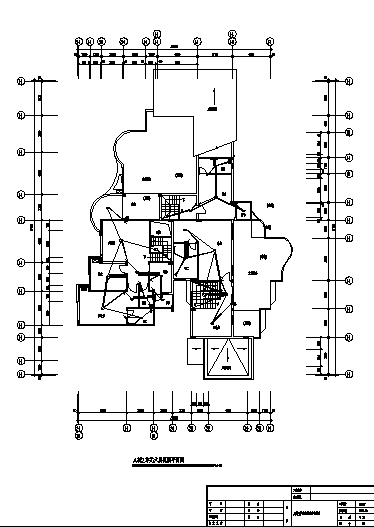 常州某高档小区住宅楼电气系统设计施工cad图纸-图二