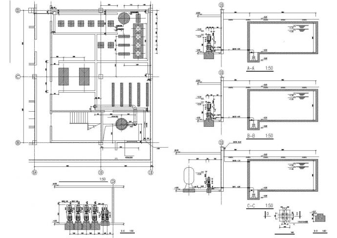某锅炉房及冷冻房建筑设计CAD施工图_图1