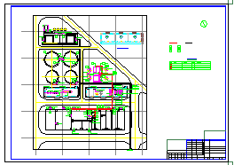 [河南]污水综合处理厂给排水设计cad施工图纸_图1