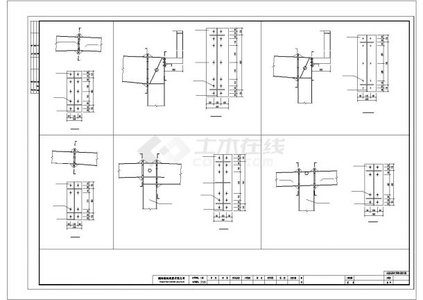 常州市钟楼区某电机制造公司单层钢结构厂房全套建筑设计CAD图纸-图二