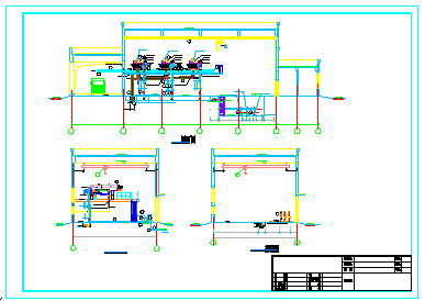 [齐齐哈尔]污水处理厂cad设计图（CASS工艺）-图一