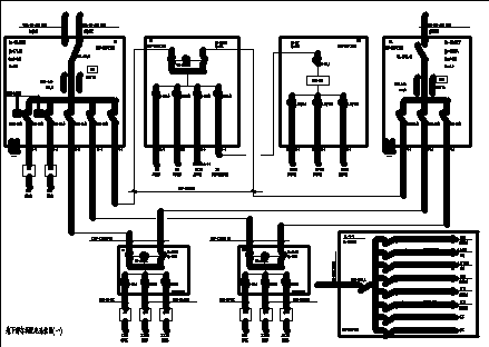 某小区多层住宅楼电气系统设计施工cad图纸-图二