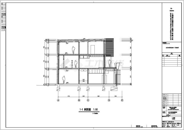 某世博会德国馆设计cad详细建筑施工图（含设计说明，带效果图）-图二