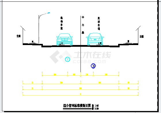 [四川]2.5公里市政道路排水施工cad设计图-图二