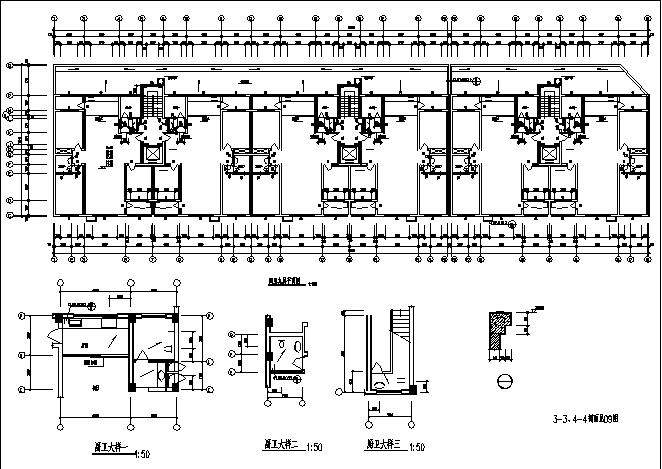 某市12层商住楼建筑设计施工cad图纸（含地下一层）_图1