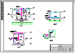 [浙江]300吨香料香精废水处理工程水工艺cad设计图（UASB工艺 PACT）-图一