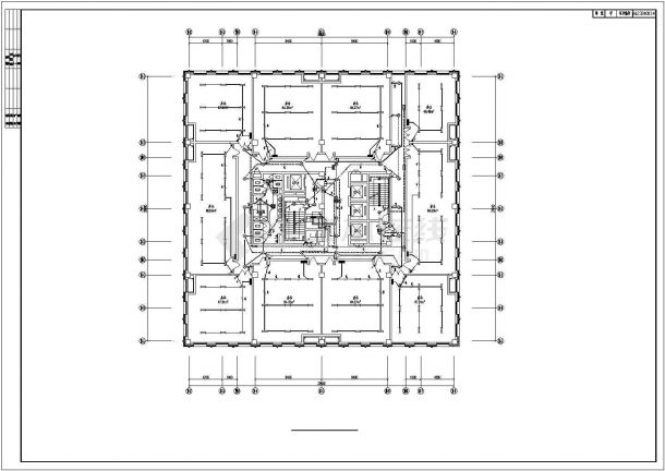 14684㎡经贸中心高层办公楼全套电气施工图纸-图二