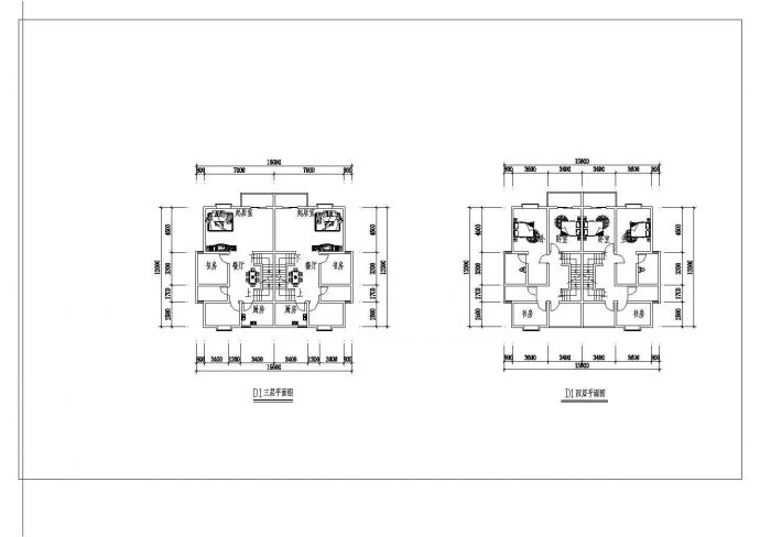 高层别墅结构规划CAD套图_图1