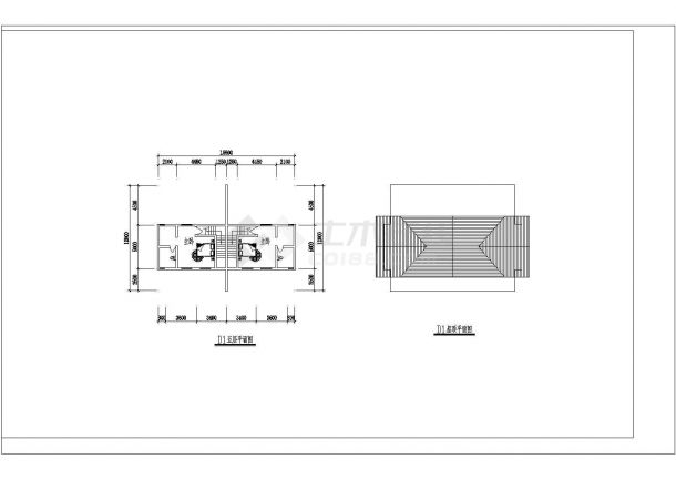 高层别墅结构规划CAD套图-图二
