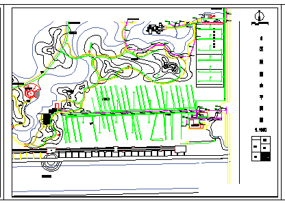 北京某公园基础设施系统配套给排水cad设计施工图_图1