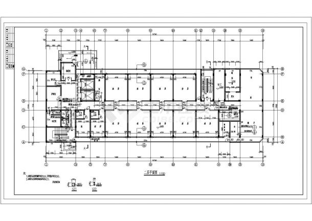 某地养老院建设CAD规划详图-图二