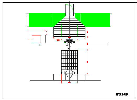 钢铁厂AOD炉除尘收集系统cad设计图纸_图1