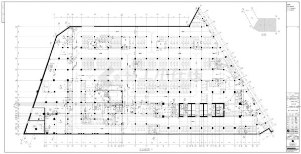 华瑞置地·万象城商业综合楼地下车库平面图CAD图.dwg-图一