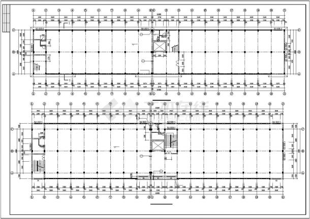 某厂房建筑全套施工CAD设计图-图二