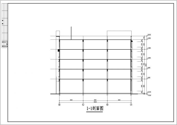 某大型车间建筑方案设计CAD图纸_图1