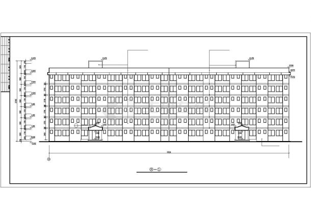 某重点大学现代学生公寓建筑规划设计施工CAD资料-图一
