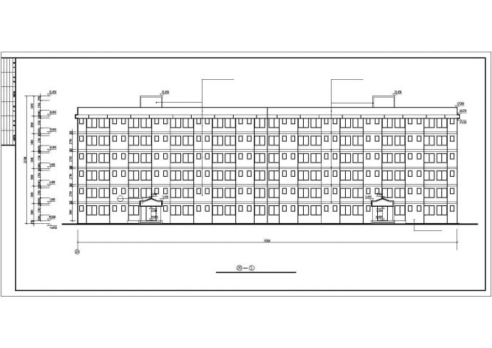 某重点大学现代学生公寓建筑规划设计施工CAD资料_图1