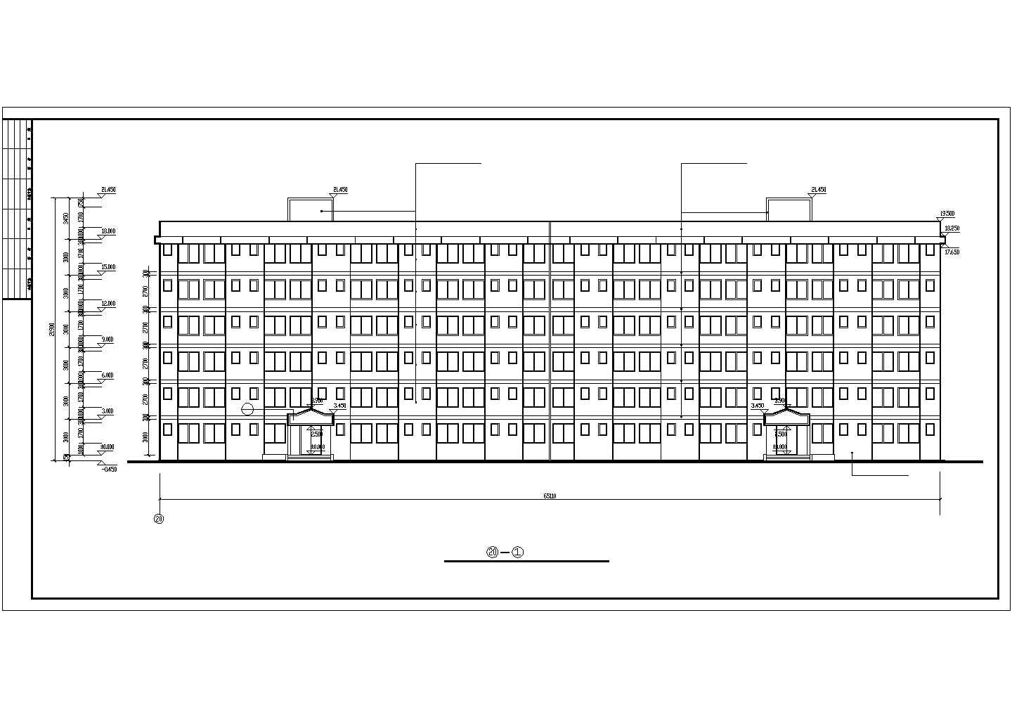 某重点大学现代学生公寓建筑规划设计施工CAD资料