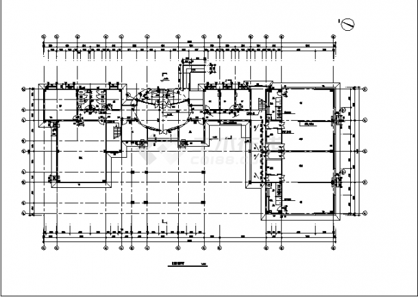 合肥某幼儿园3层教学楼建筑设计施工cad图纸-图二