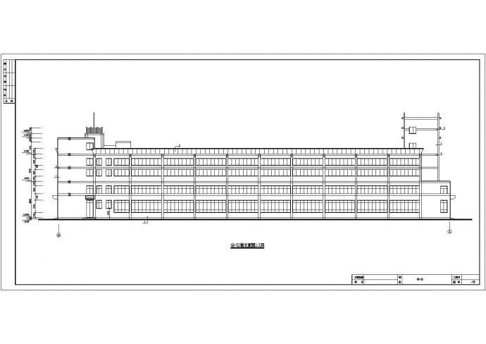 某大空间厂房建筑施工CAD设计图_图1