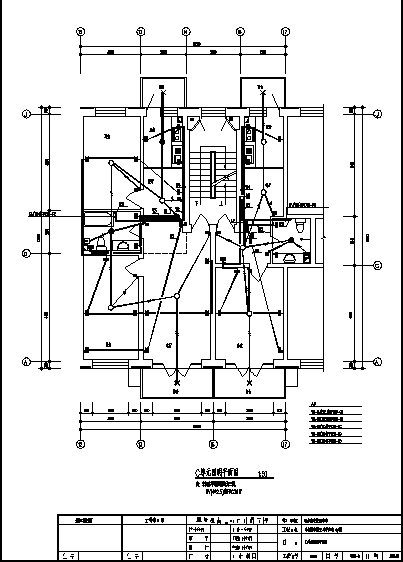 沈阳某公寓会所住宅电气系统设计施工cad图纸-图一