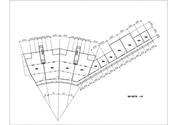 某商业住宅小区CAD建筑施工全套图纸_图1