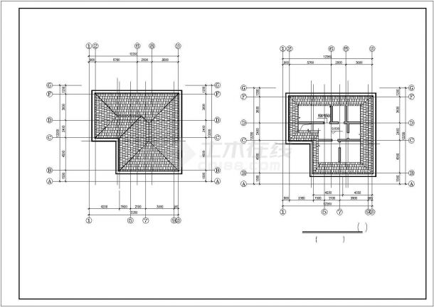 某四层现代风格别墅设计图（含10张图纸）-图一