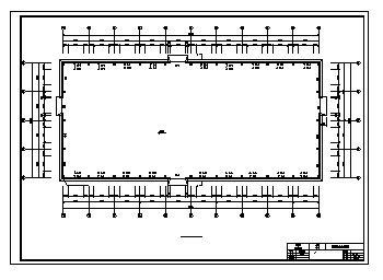 厂房设计_1000平米某单层门式厂房建筑施工cad图纸_图1