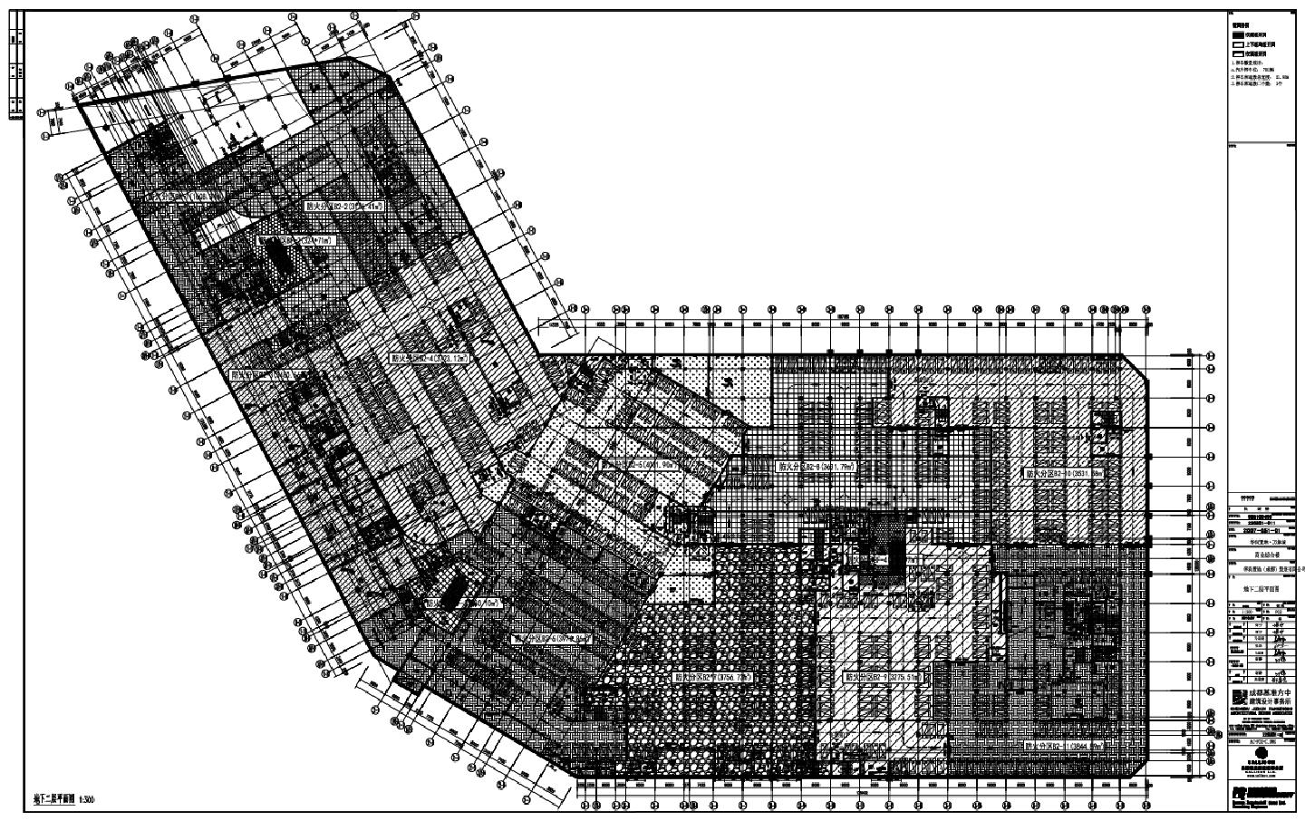 华润置地·万象城商业综合楼地下平面图CAD图.dwg