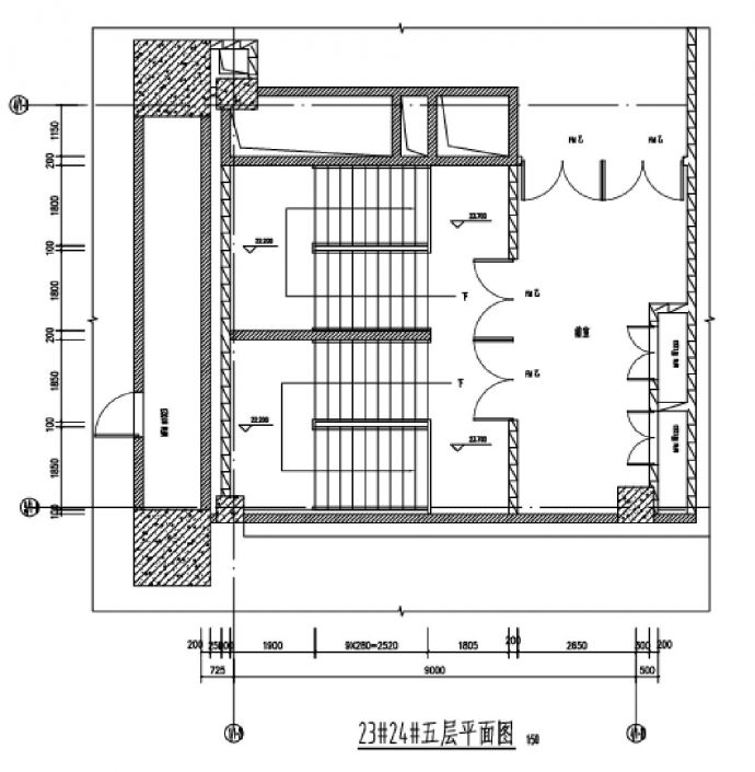 华润置地·万象城商业综合楼楼梯放大图CAD图.dwg_图1