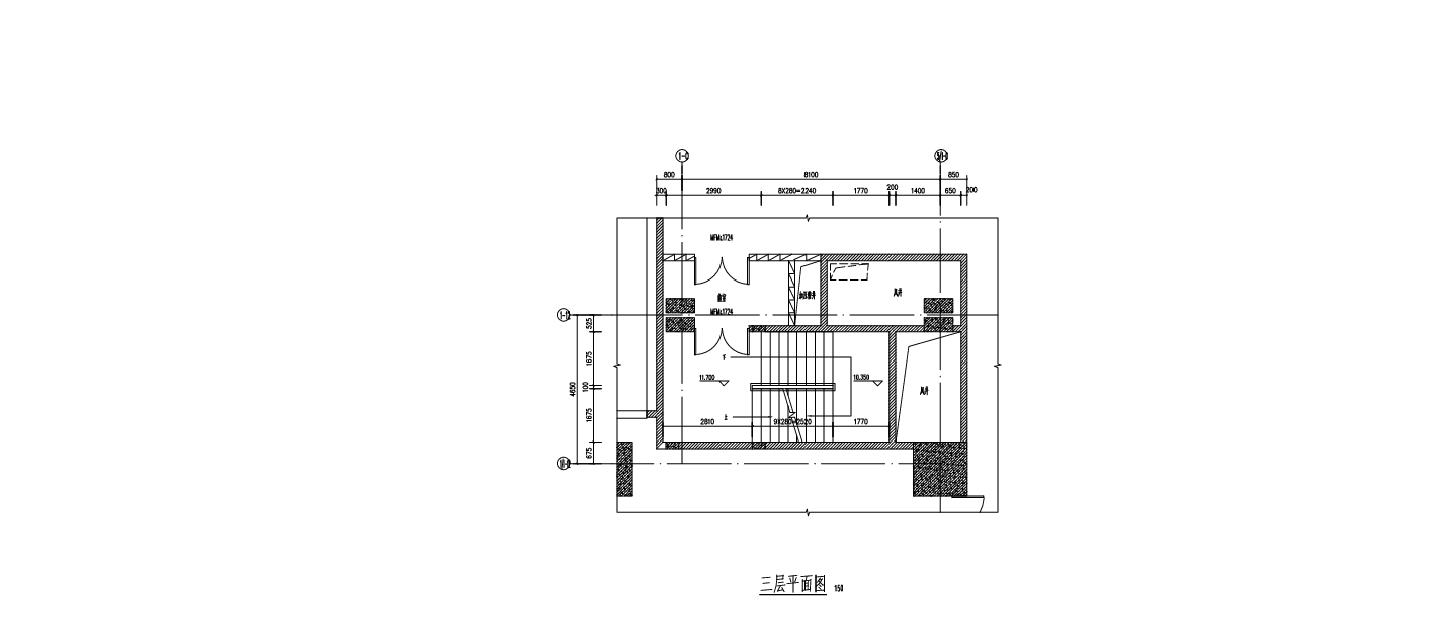 某制药公司综合楼扶梯大样图